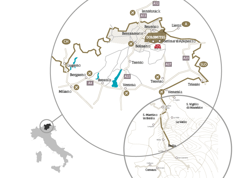 mappa zona